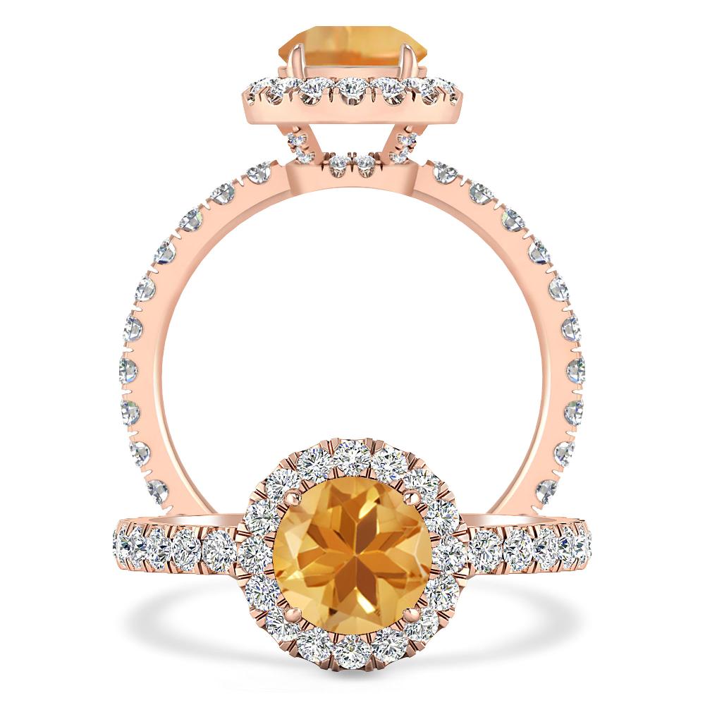 Rose Gold - Citrine