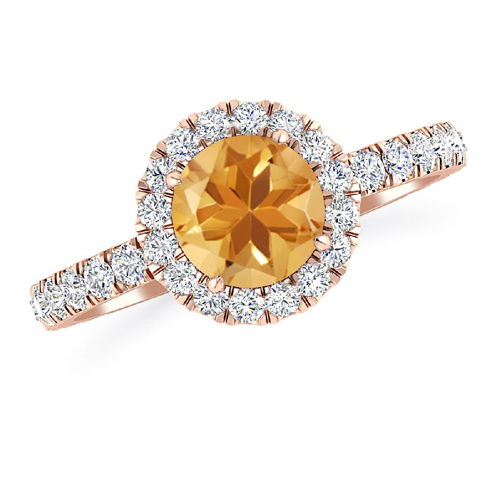 Rose Gold - Citrine