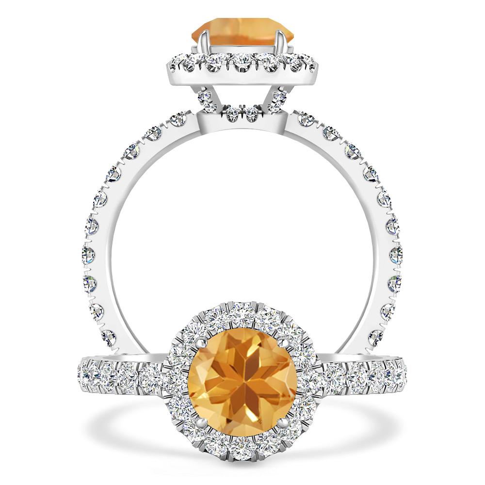 White Gold - Citrine