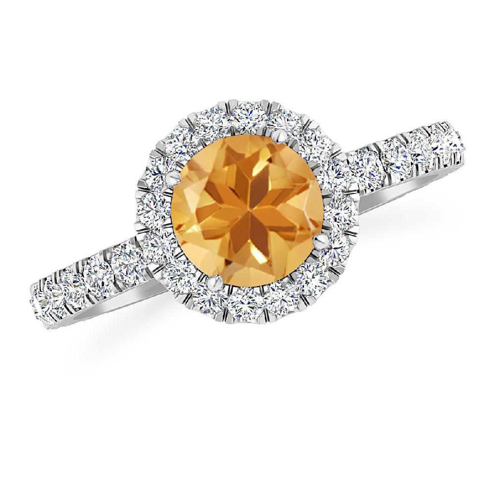 White Gold - Citrine