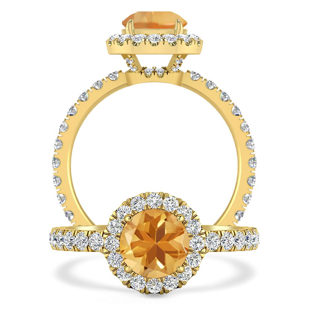 Yellow Gold - Citrine