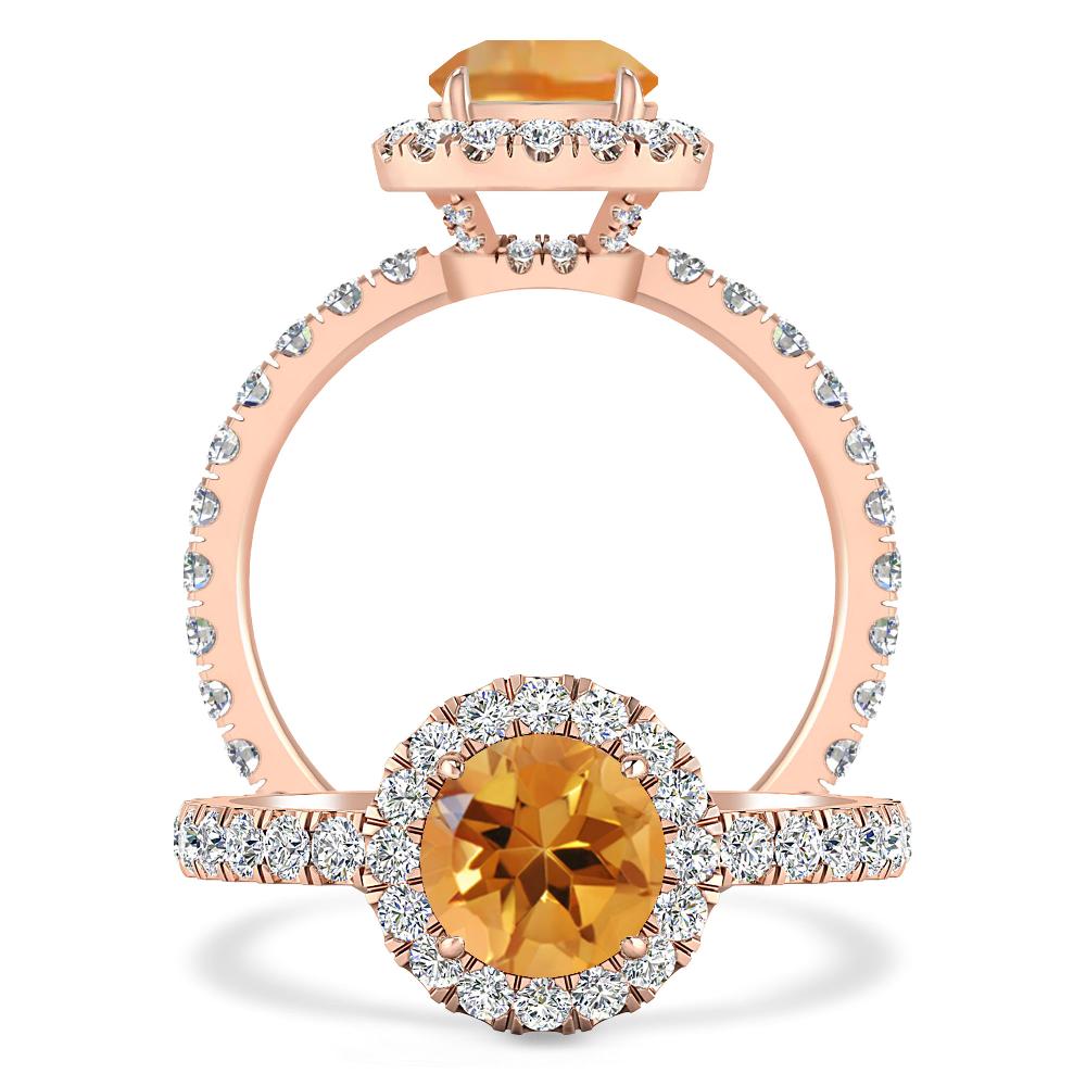 Rose Gold - Citrine