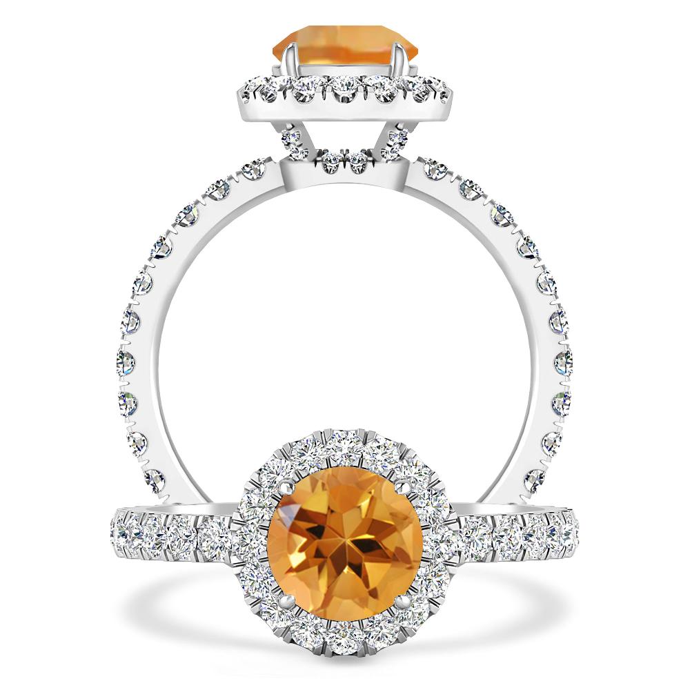 White Gold - Citrine