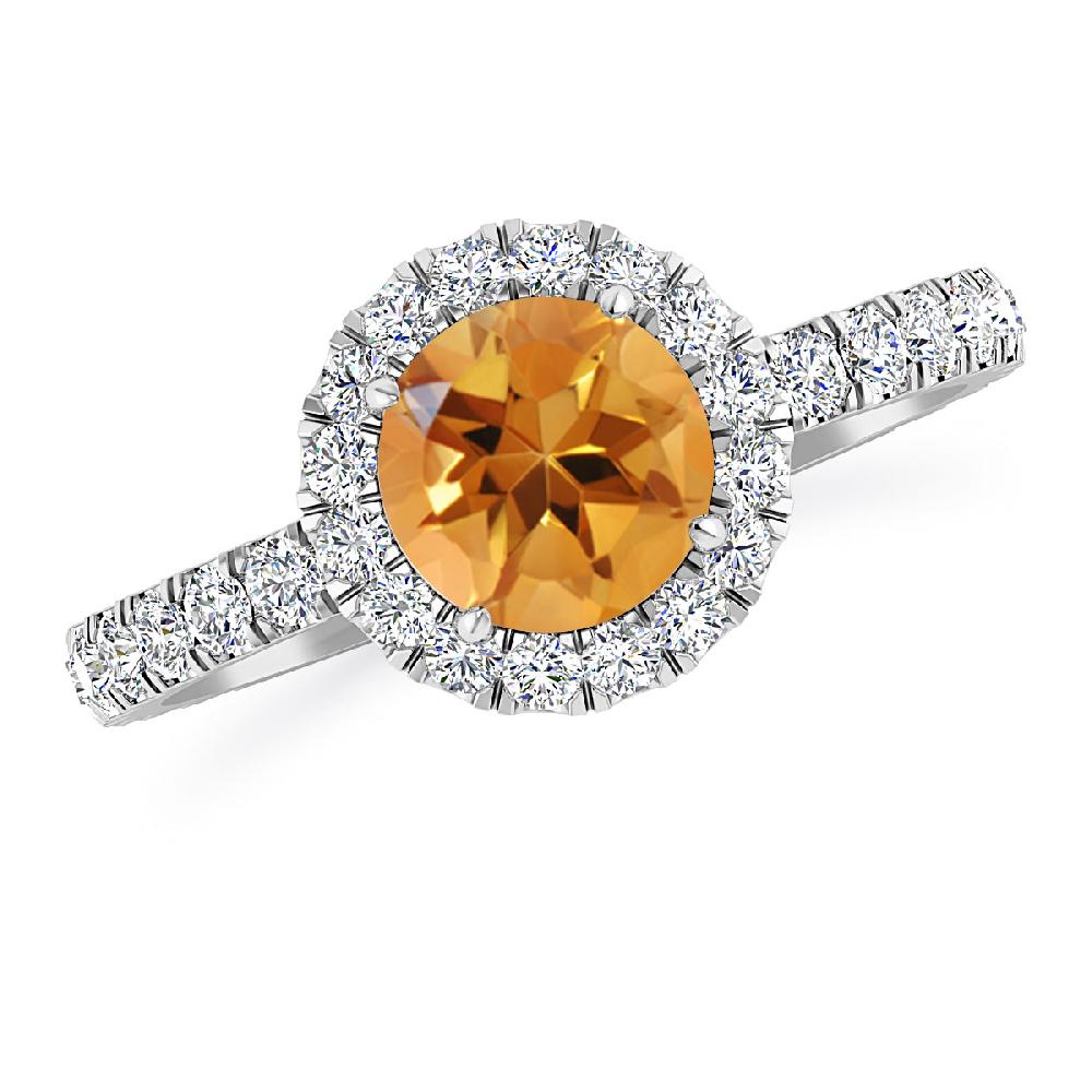 White Gold - Citrine