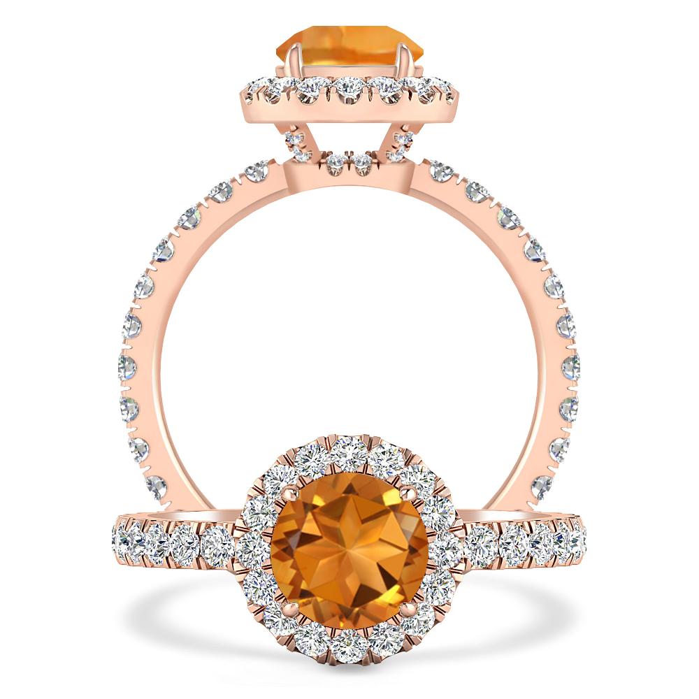 Rose Gold - Citrine