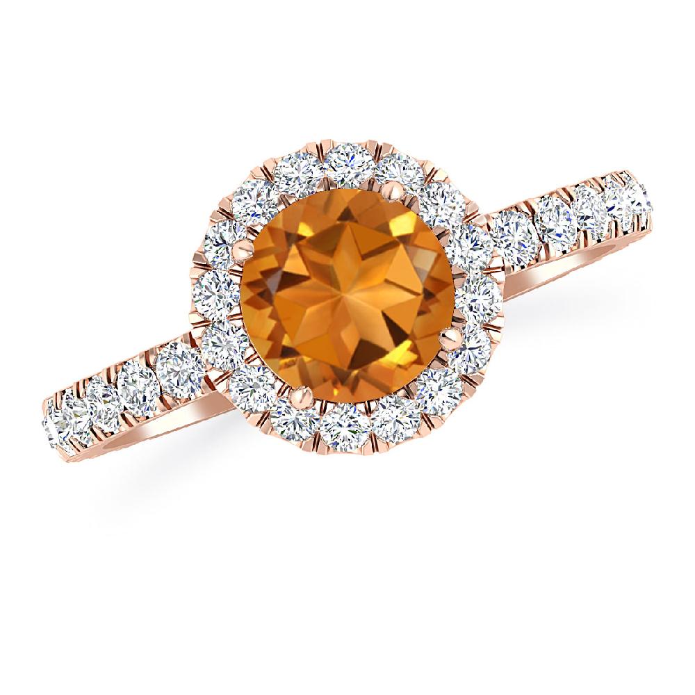 Rose Gold - Citrine