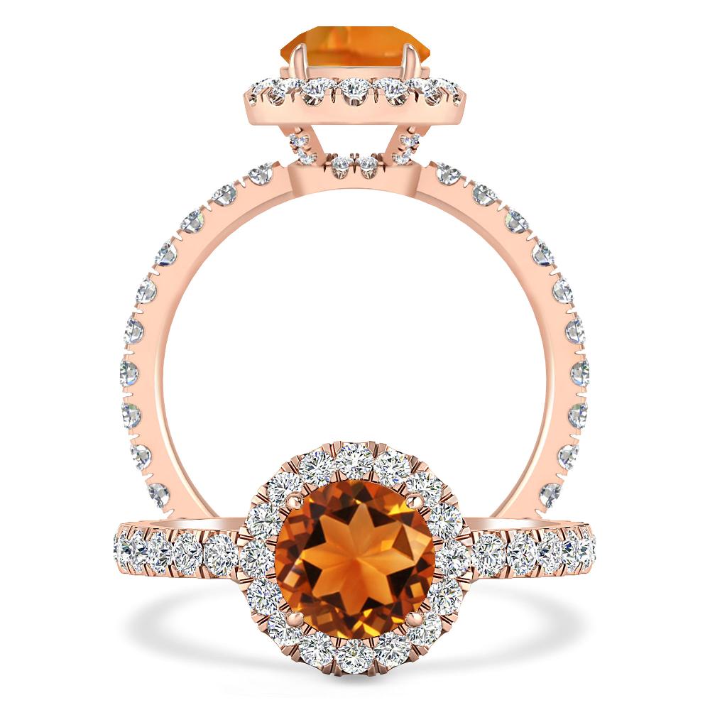 Rose Gold - Citrine