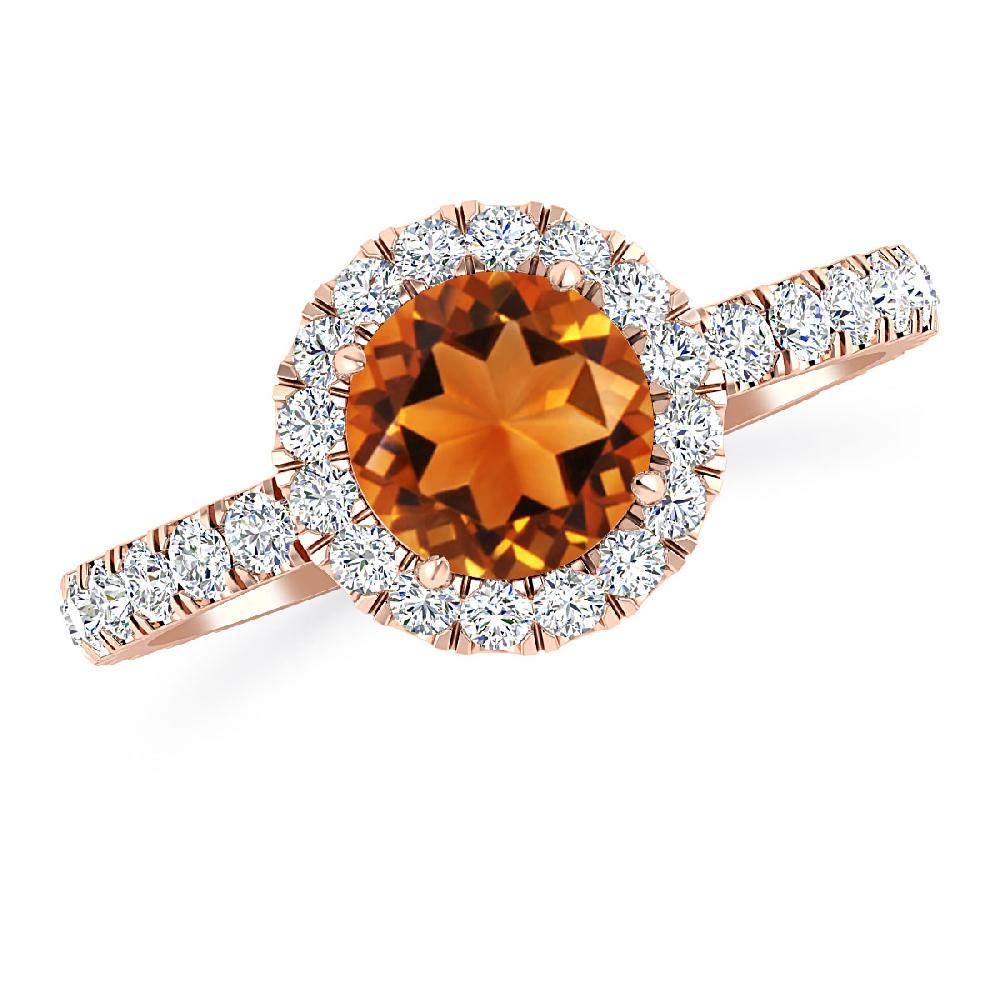 Rose Gold - Citrine