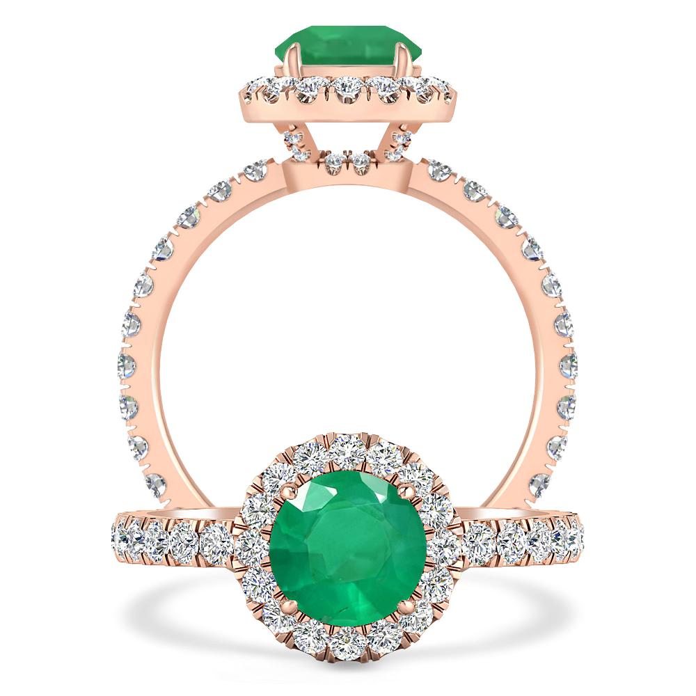 Rose Gold - Emerald