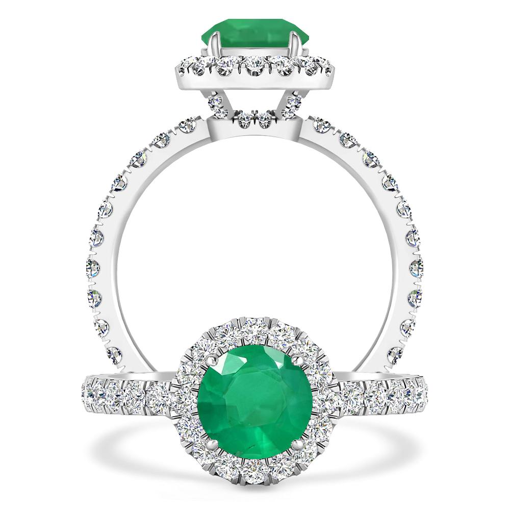 White Gold - Emerald