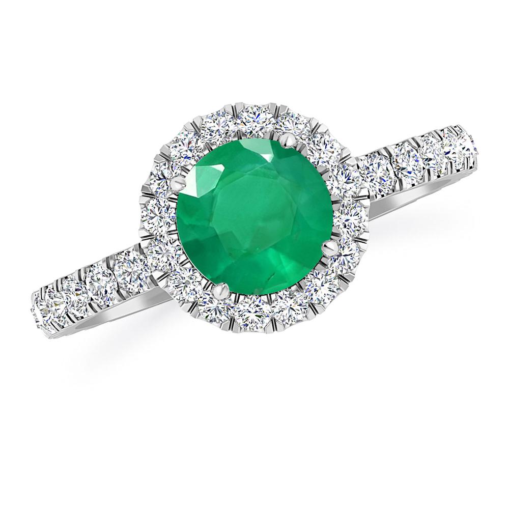 White Gold - Emerald