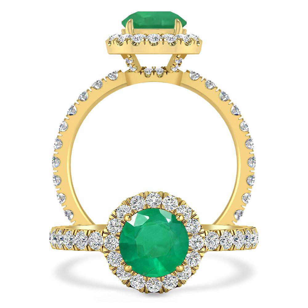 Yellow Gold - Emerald