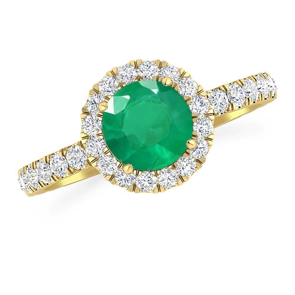 Yellow Gold - Emerald