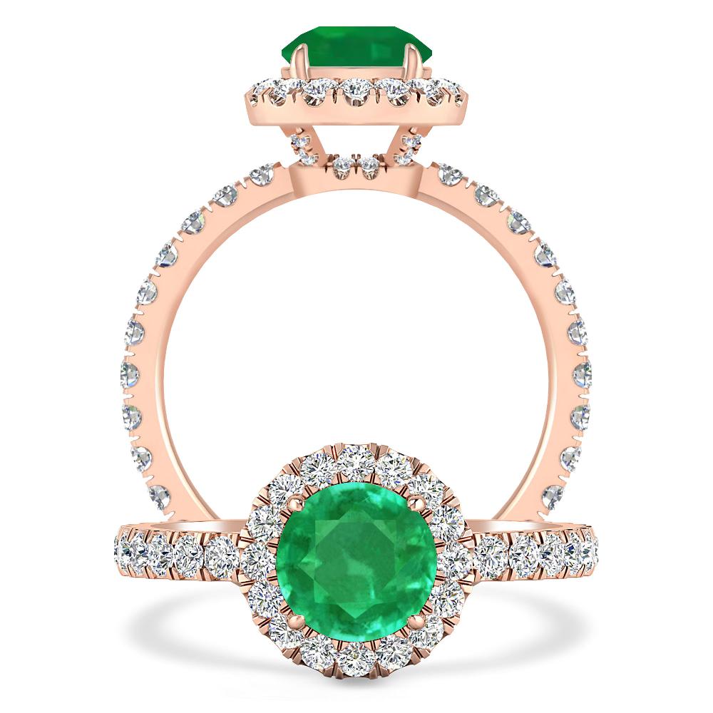 Rose Gold - Emerald