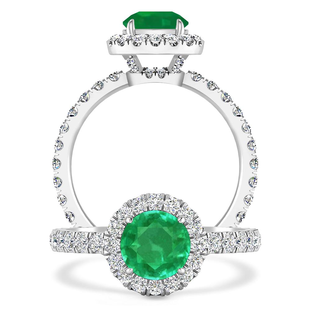 White Gold - Emerald