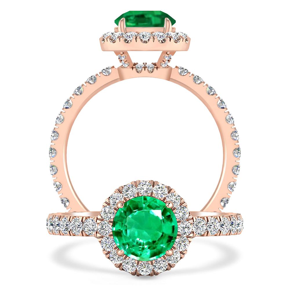 Rose Gold - Emerald