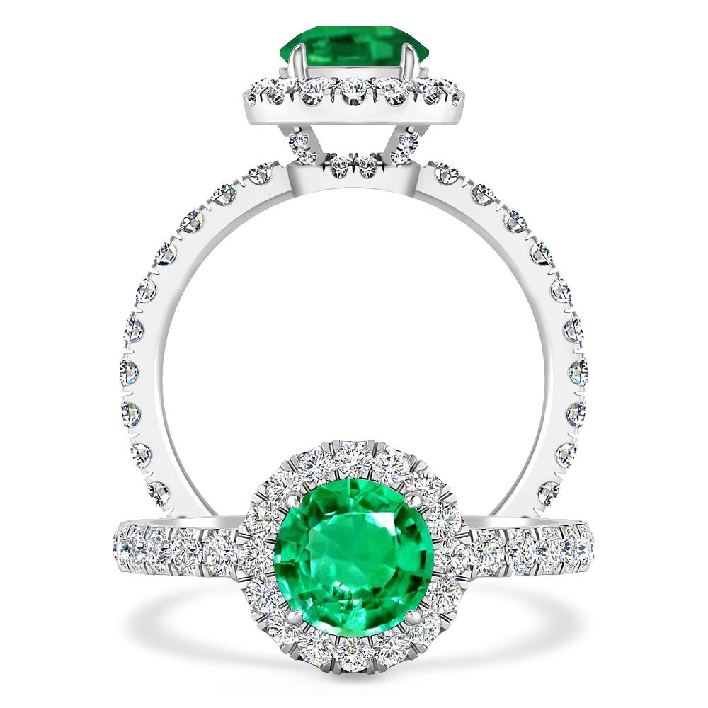 White Gold - Emerald