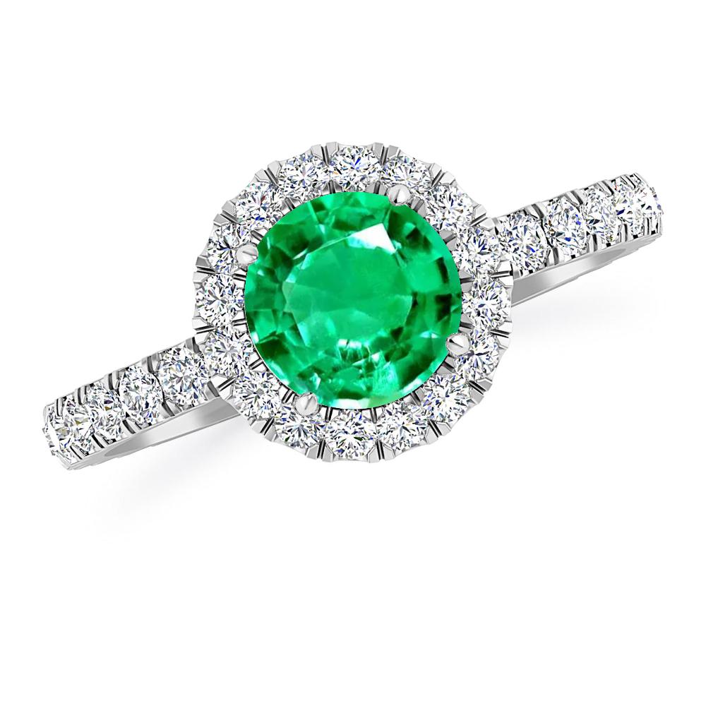 White Gold - Emerald