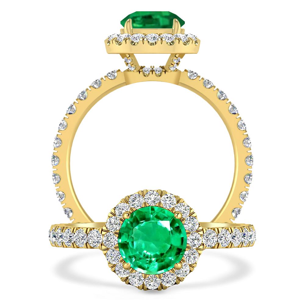 Yellow Gold - Emerald