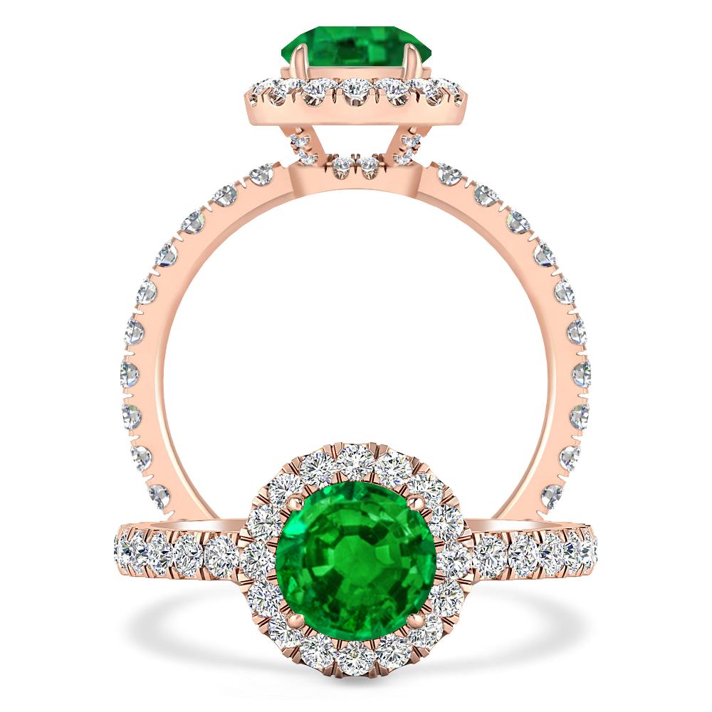 Rose Gold - Emerald