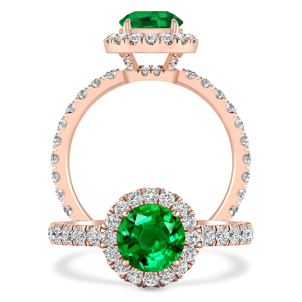 Rose Gold - Emerald