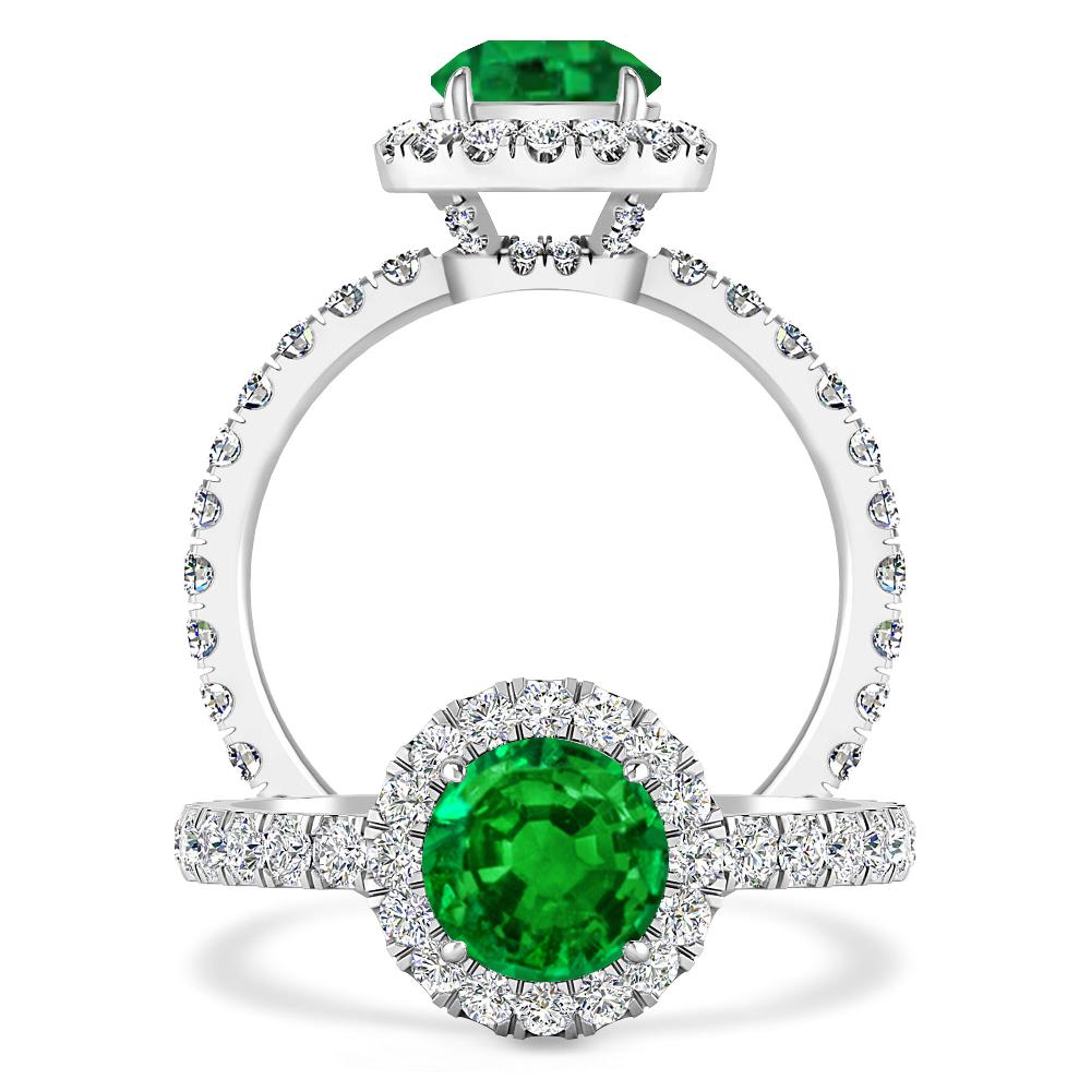 White Gold - Emerald