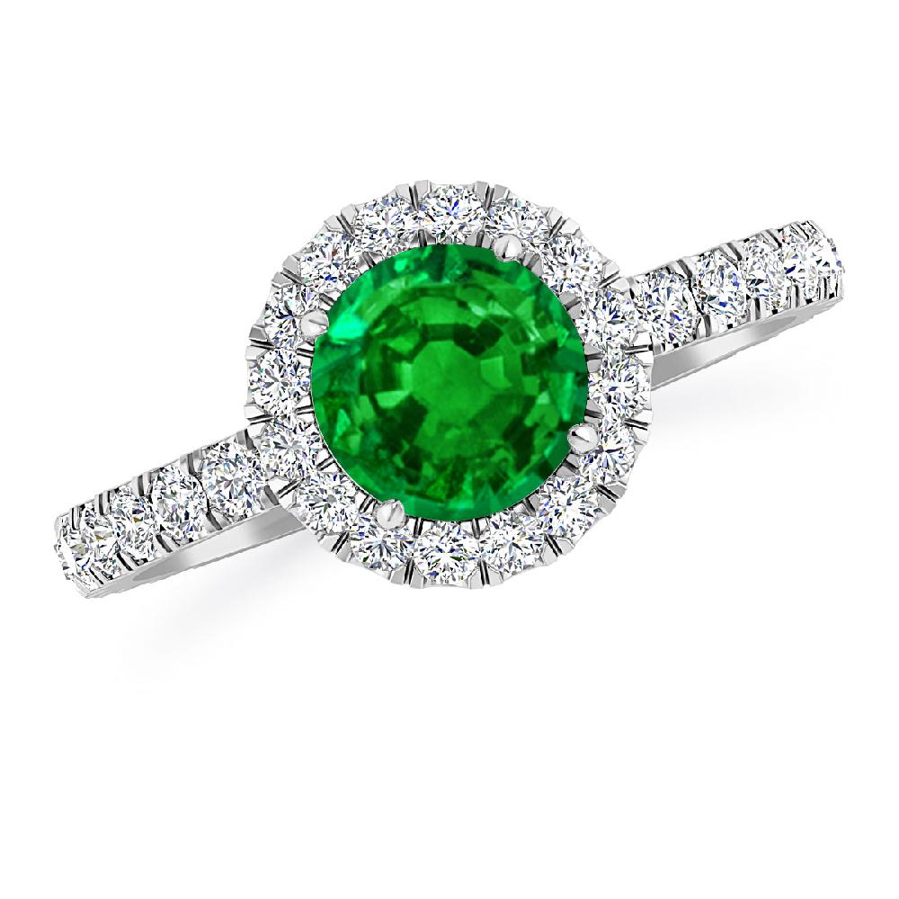 White Gold - Emerald