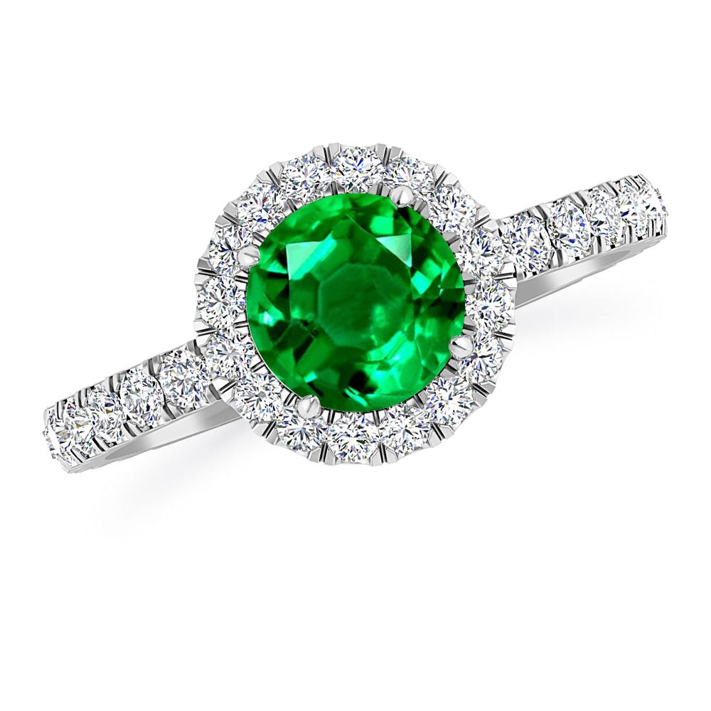 White Gold - Emerald