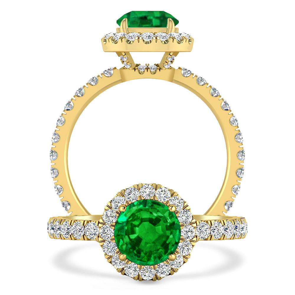 Yellow Gold - Emerald