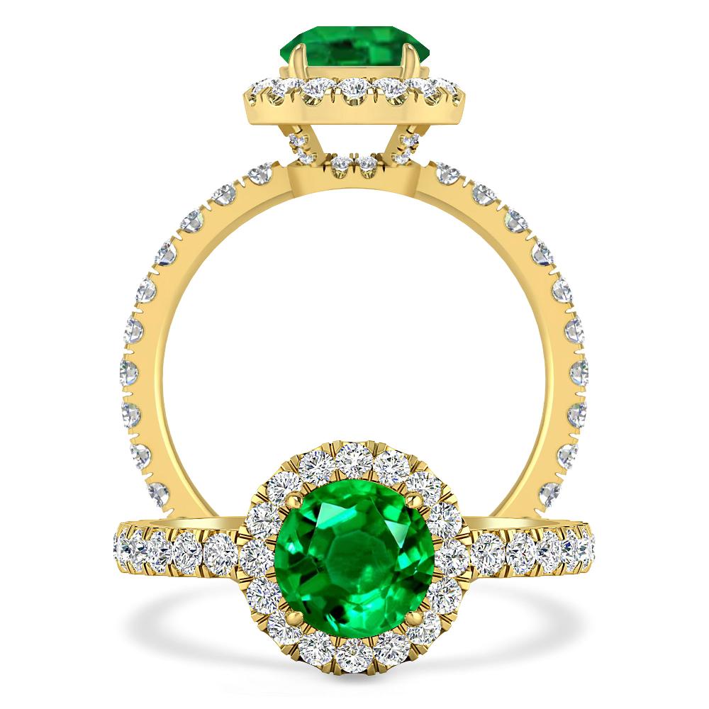 Yellow Gold - Emerald