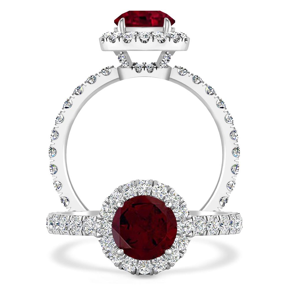 White Gold - Garnet