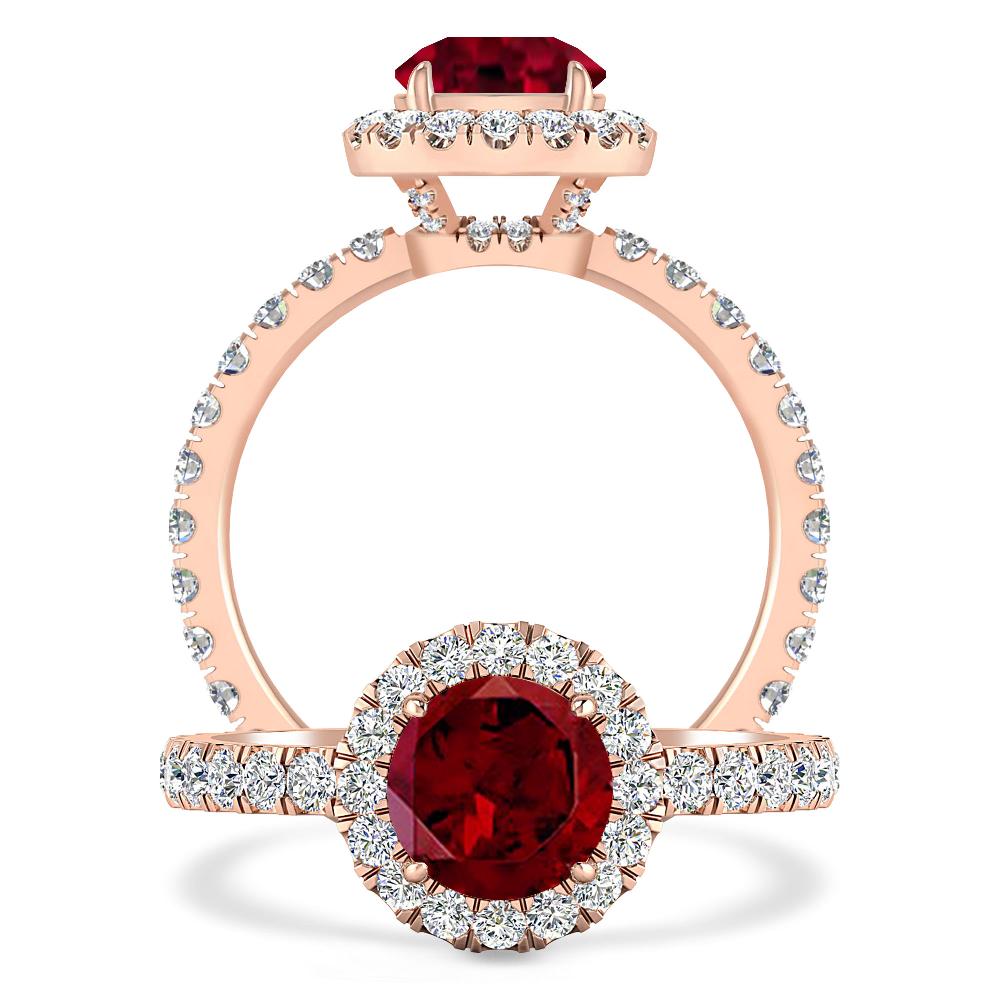 Rose Gold - Garnet