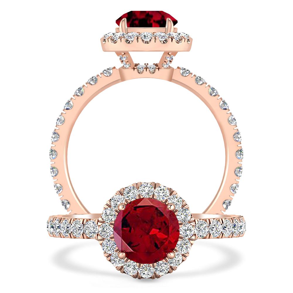 Rose Gold - Garnet