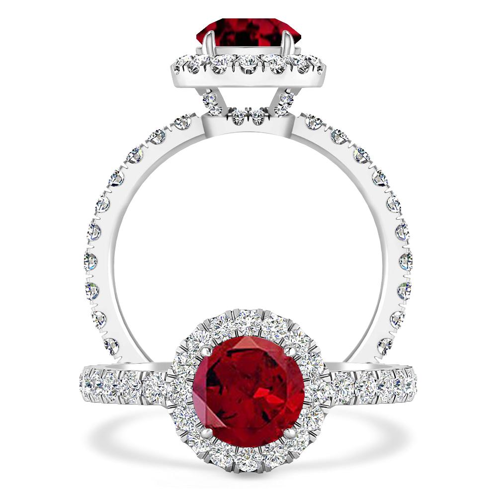 White Gold - Garnet