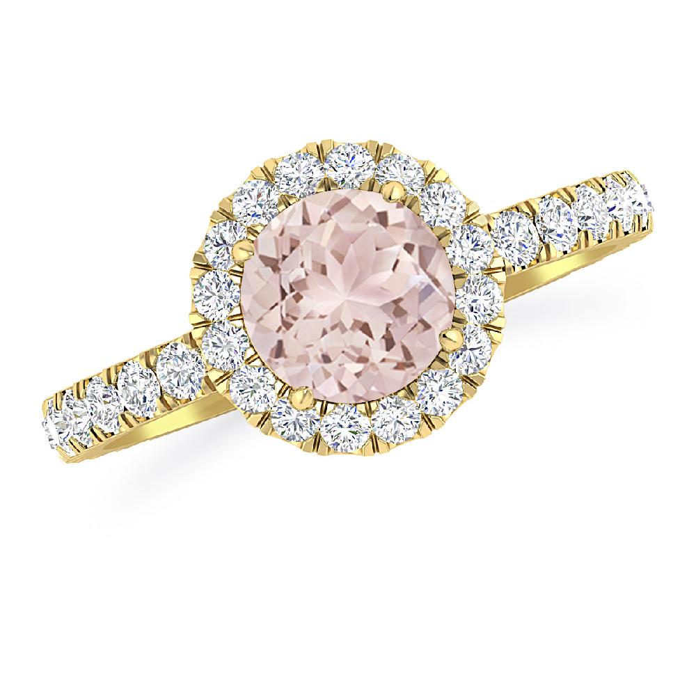 Yellow Gold - Morganite