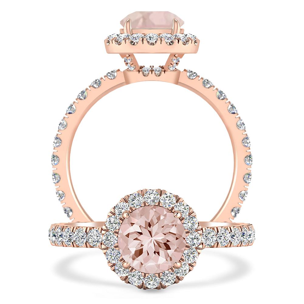 Rose Gold - Morganite