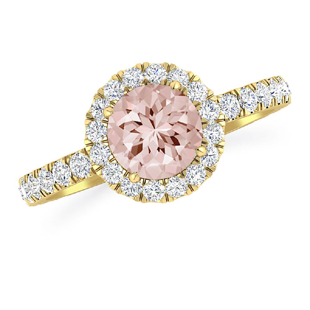 Yellow Gold - Morganite