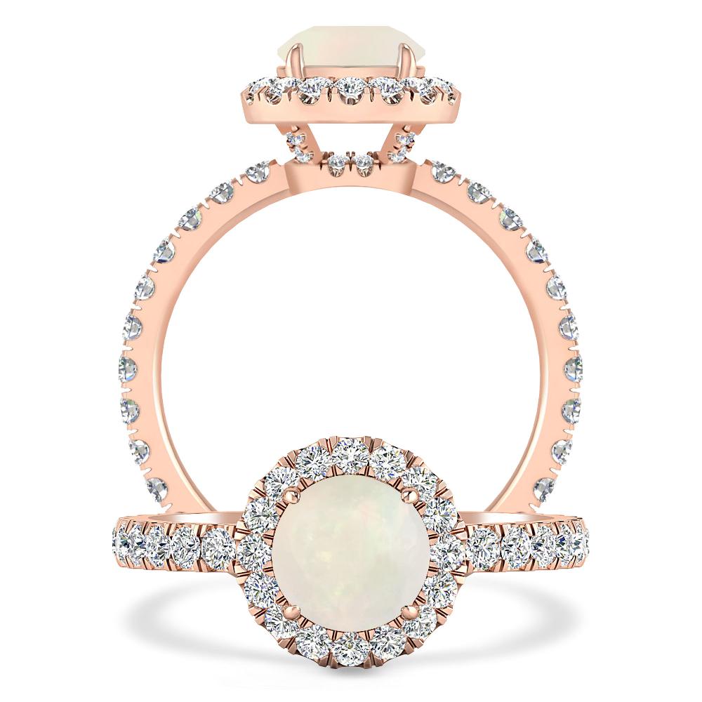 Rose Gold - Opal