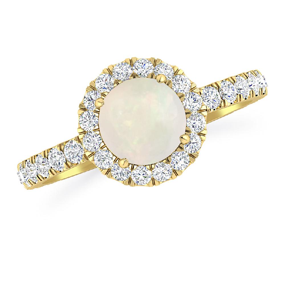 Yellow Gold - Opal