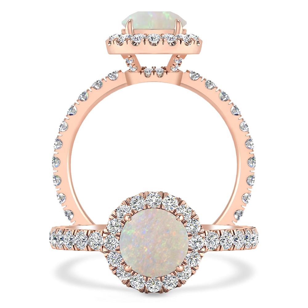 Rose Gold - Opal