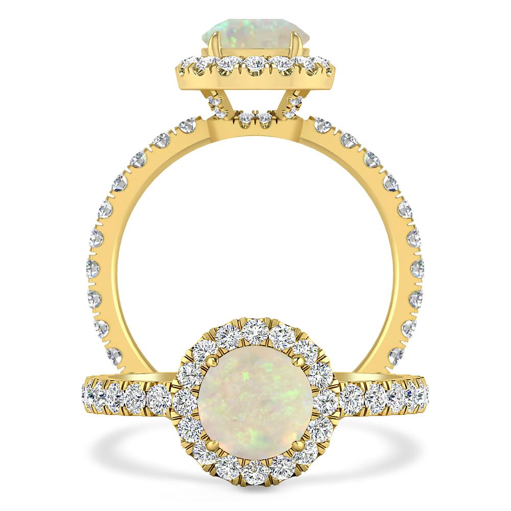 Yellow Gold - Opal