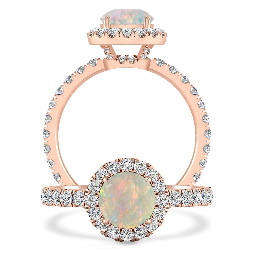 Rose Gold - Opal