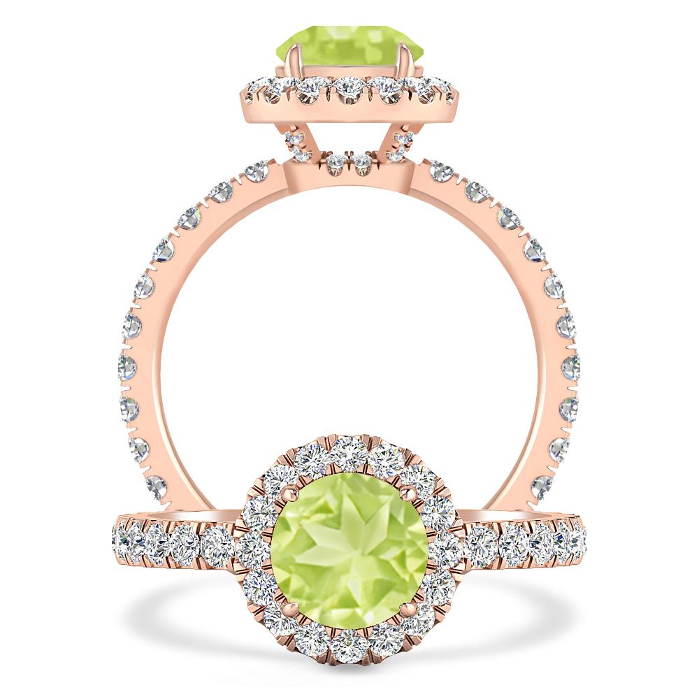 Rose Gold - Peridot