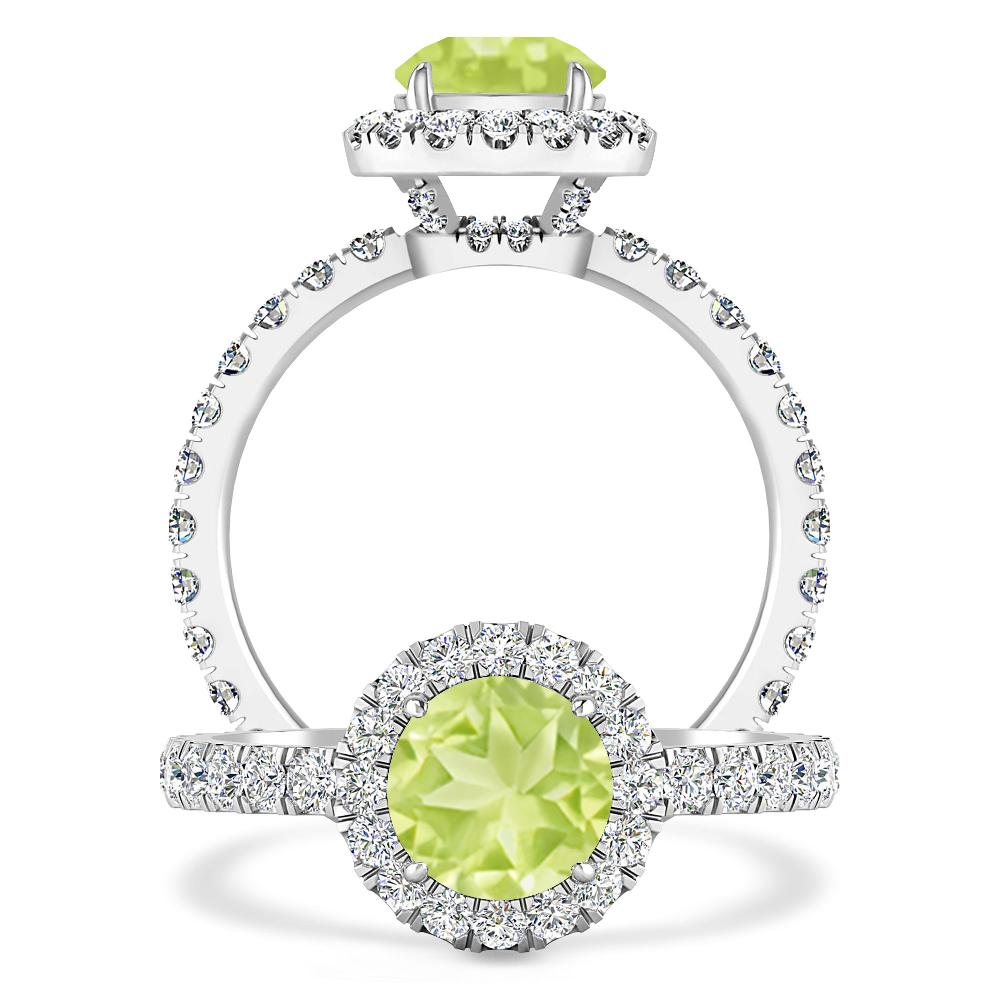 White Gold - Peridot