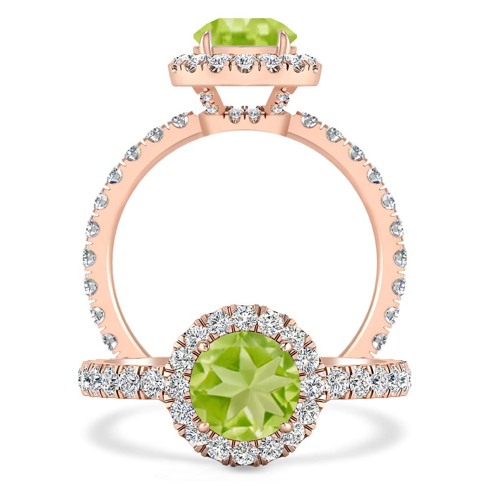 Rose Gold - Peridot