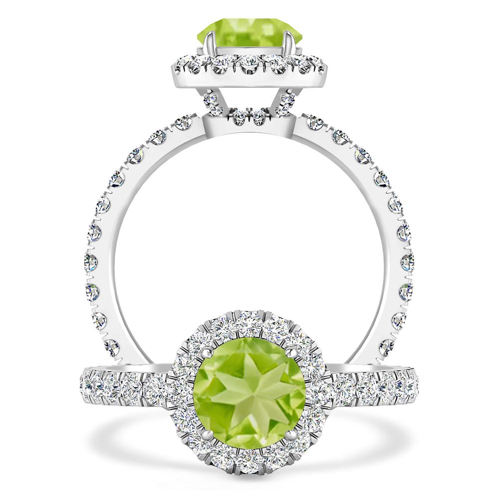 White Gold - Peridot