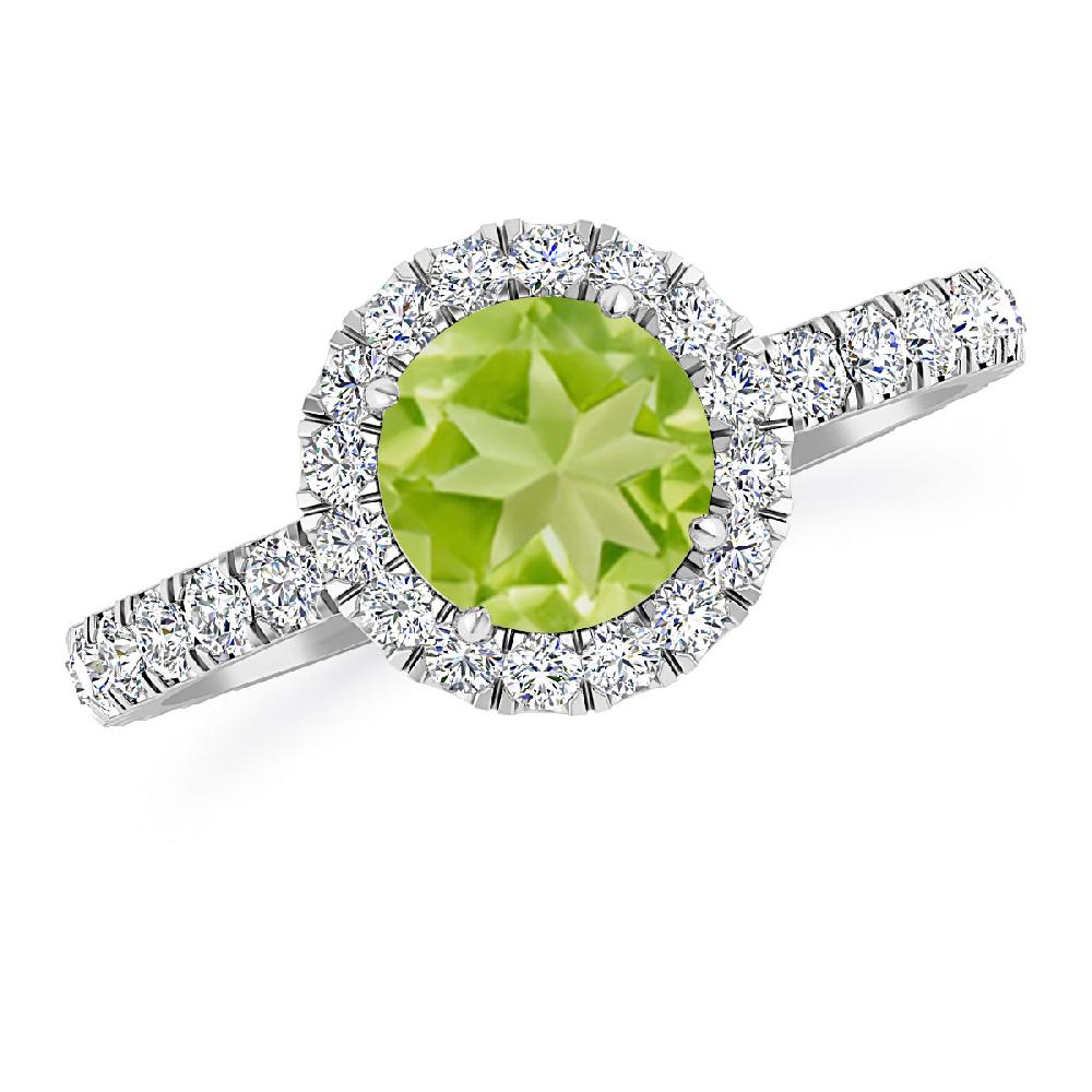 White Gold - Peridot