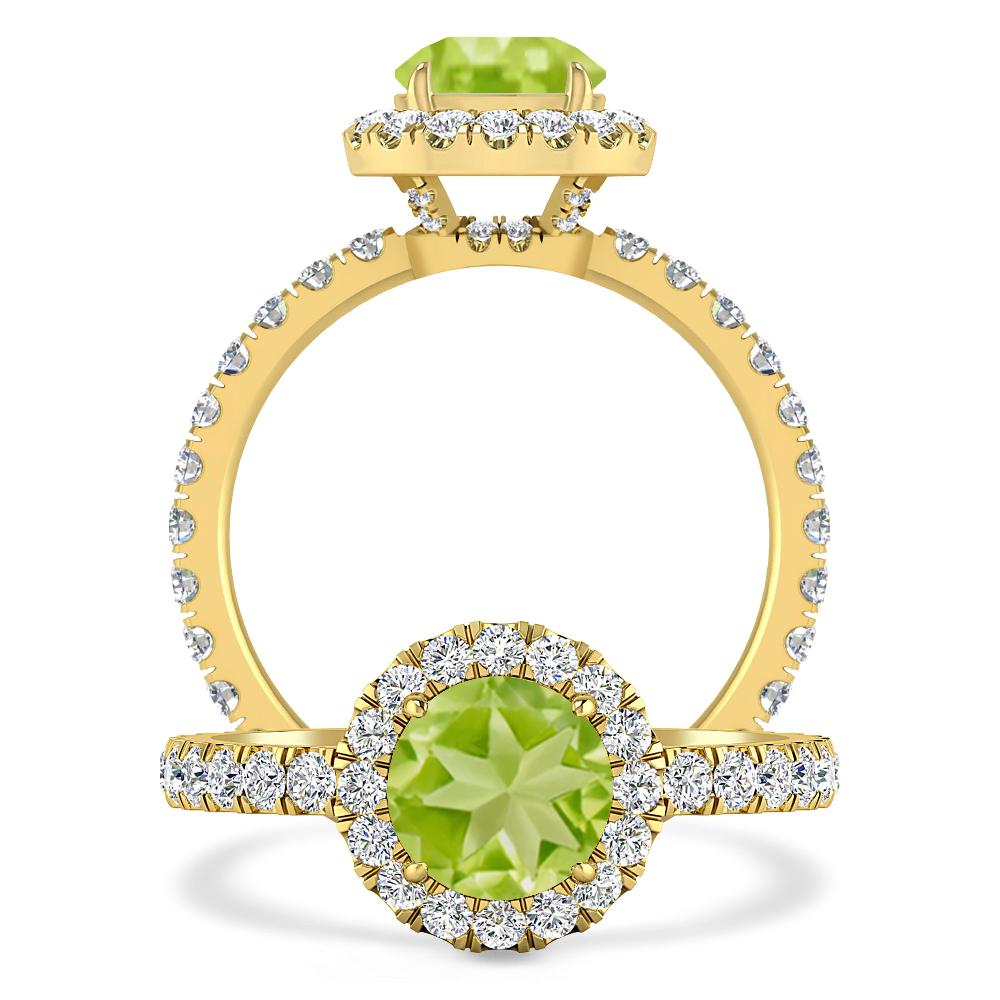 Yellow Gold - Peridot