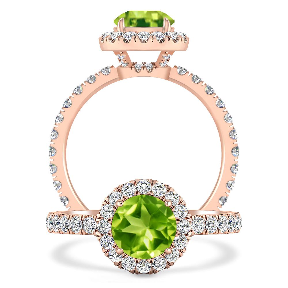 Rose Gold - Peridot