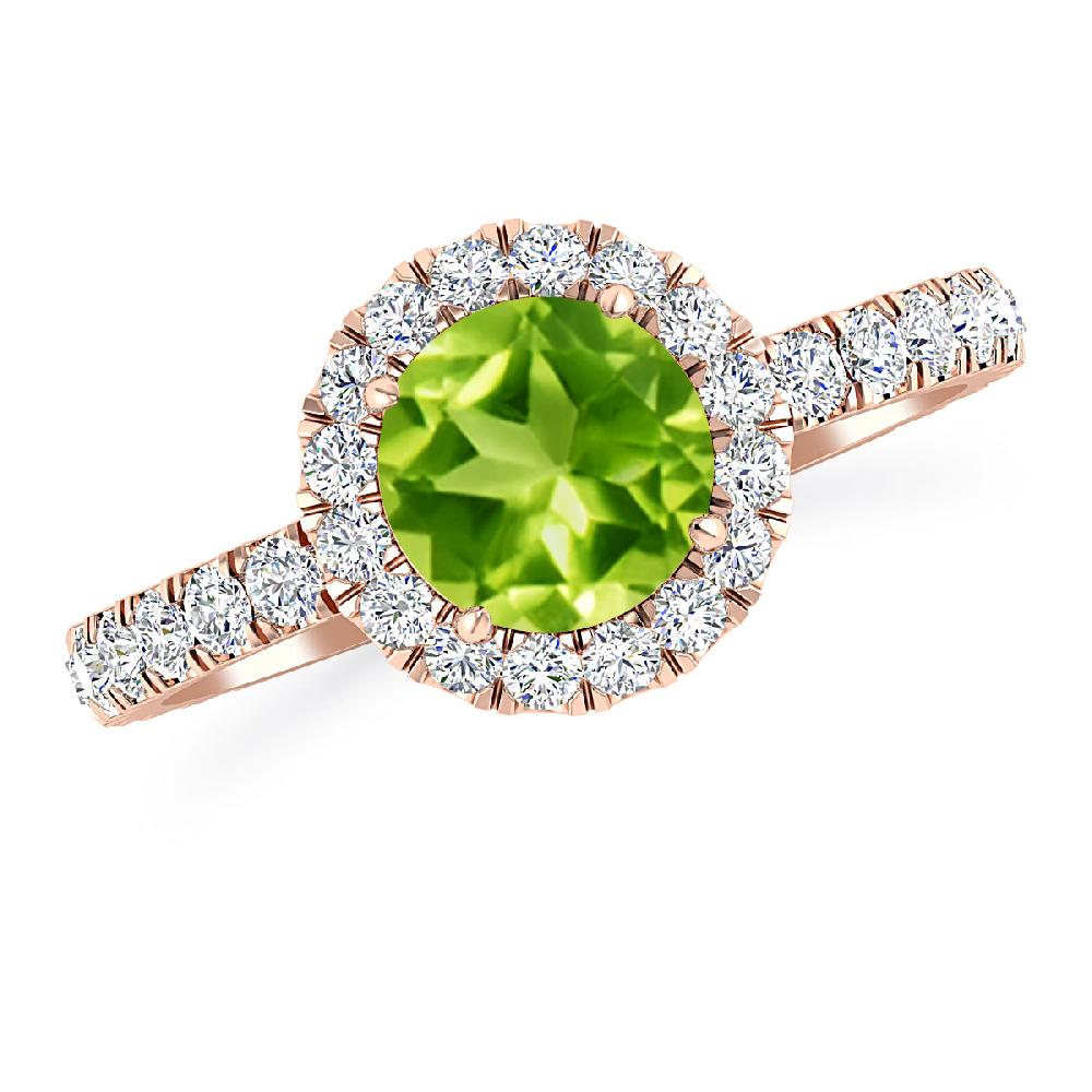 Rose Gold - Peridot